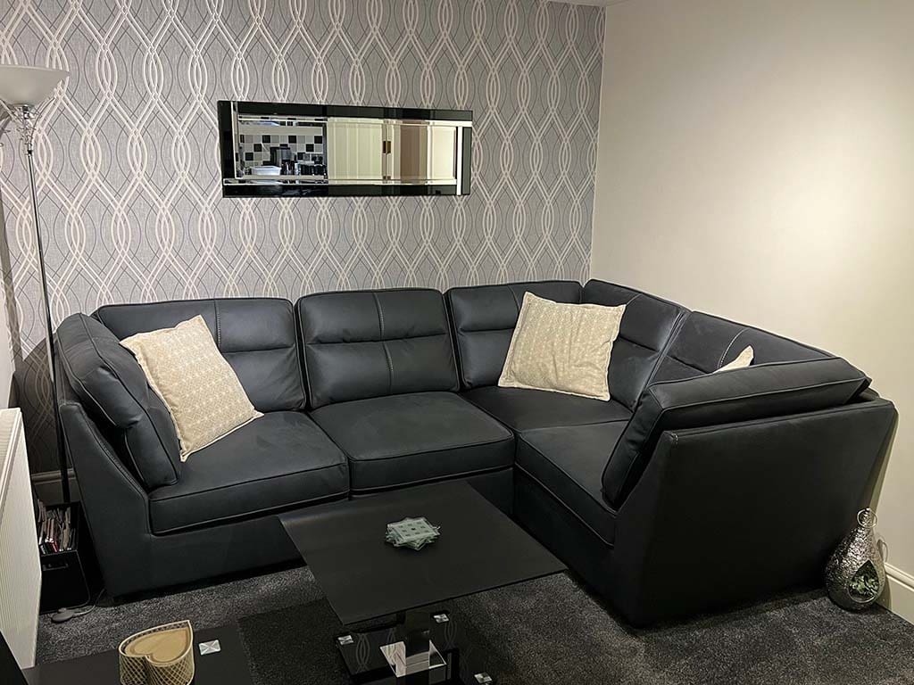 The lounge area at the Penthouse, Whitby